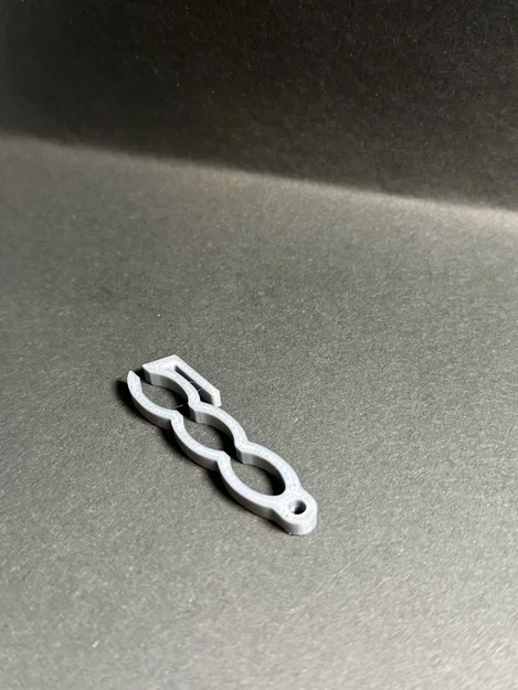 Móc khóa logo Fiat 500 – Phụ kiện in 3D độc đáo cho người yêu xe - Image 2