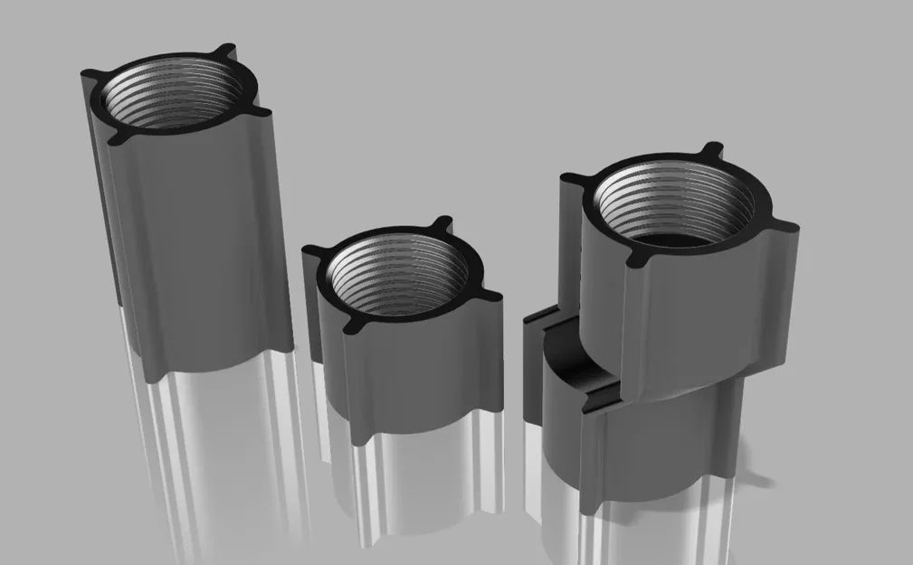 Đầu nối ống tưới tiêu 3/4 inch - Thiết kế in 3D thông minh - Image 2