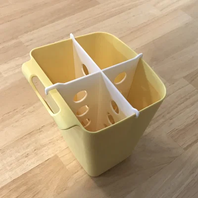 Vách ngăn 4 ngăn cho hộp Ikea SUNNERSTA