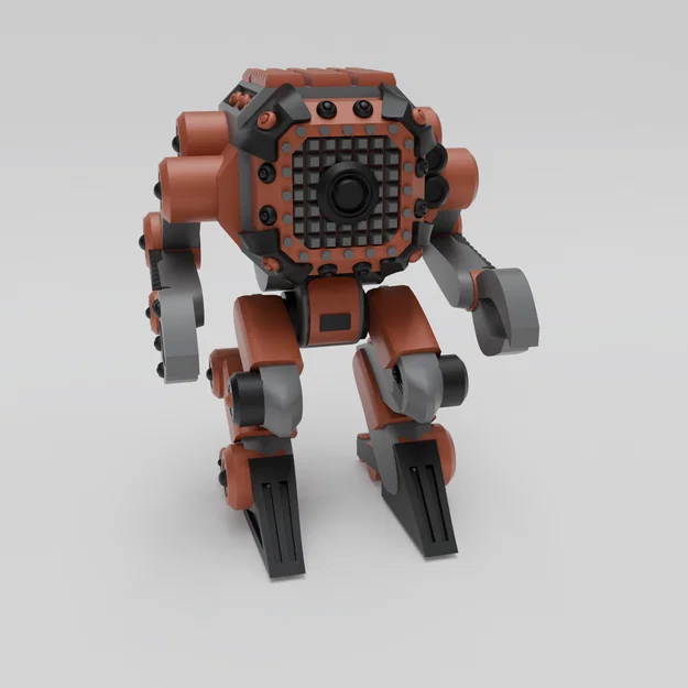 Mô hình Robot NanoMech-X - Thiết kế mecha hầm hố cho máy in 3D - Image 1