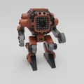 Mô hình Robot NanoMech-X - Thiết kế mecha hầm hố cho máy in 3D - Thumbnail 1