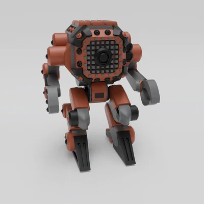 Mô hình Robot NanoMech-X - Thiết kế mecha hầm hố cho máy in 3D