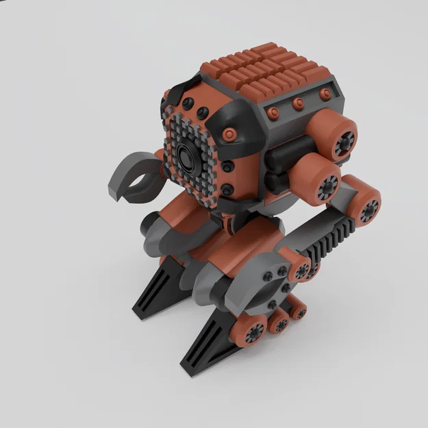 Mô hình Robot NanoMech-X - Thiết kế mecha hầm hố cho máy in 3D - Image 2