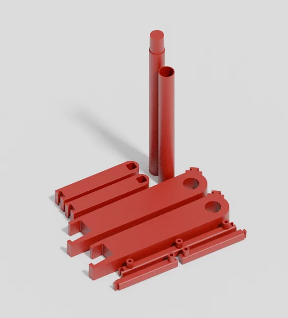 Giá treo cuộn nhựa và bộ dẫn hướng 5X cho Ankermake M5C - Image 4
