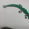 Mô hình móc khóa chú tắc kè (Baby Lizard) khớp nối in 3D 2 màu - Thumbnail 1