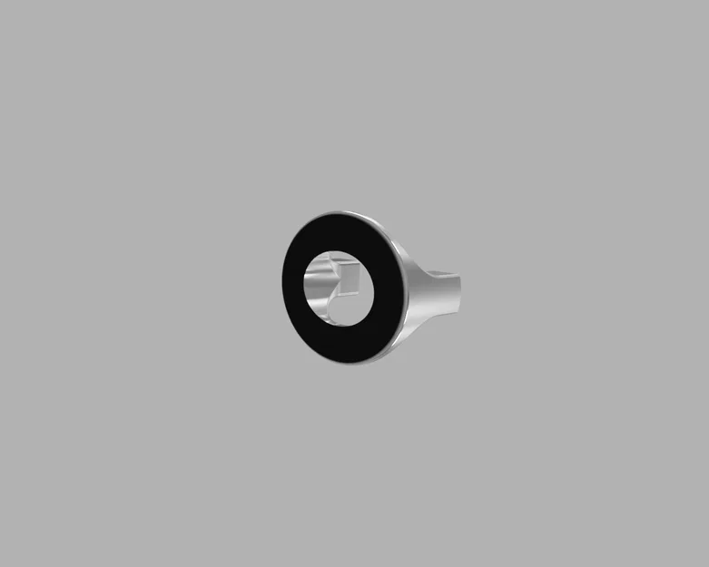 Tay nắm tủ phong cách hữu cơ (Organic Cabinet Handle) in 3D - Image 1