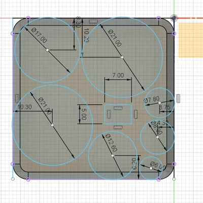 Khay Đựng Pin Cúc Áo Gridfinity Tiện Lợi Cho Bàn Làm Việc