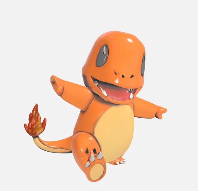 Mô hình Charmander 3D siêu đáng yêu dành cho fan Pokemon - Image 1