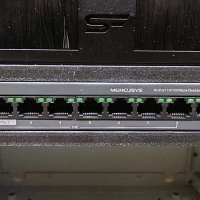 Giá đỡ rack 10" cho Mercusys MS110P (10-port) – Rack mount