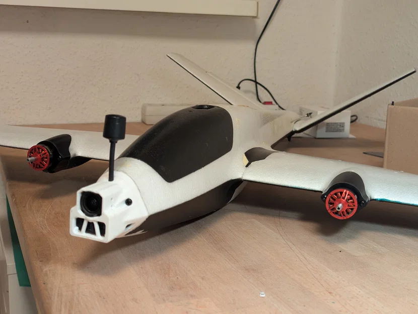 Ngàm mũi AtomRC Swordfish cho DJI O3 (Nose mount) - Image 1