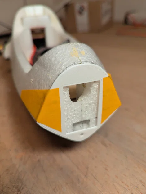 Ngàm mũi AtomRC Swordfish cho DJI O3 (Nose mount) - Image 5
