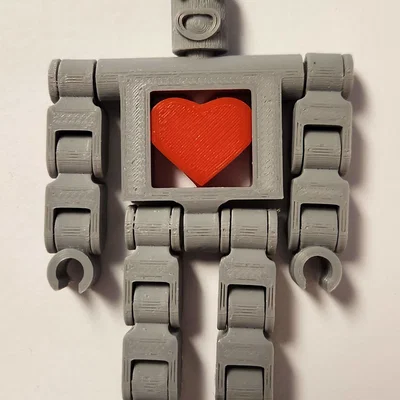 Flexi-robot có trái tim (Print-in-Place)