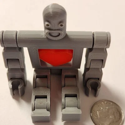 Flexi-robot có trái tim (Print-in-Place)