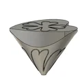 Mô hình trang trí Love Spiral - Trái tim xoắn ốc in 3D tinh tế - Thumbnail 1