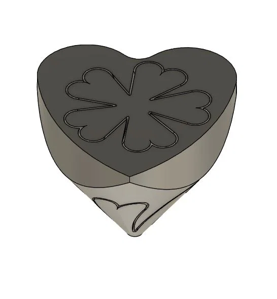 Mô hình trang trí Love Spiral - Trái tim xoắn ốc in 3D tinh tế - Image 2
