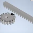 Mô hình thanh răng và bánh răng (Gear Rack) kiểm tra độ chính xác in 3D