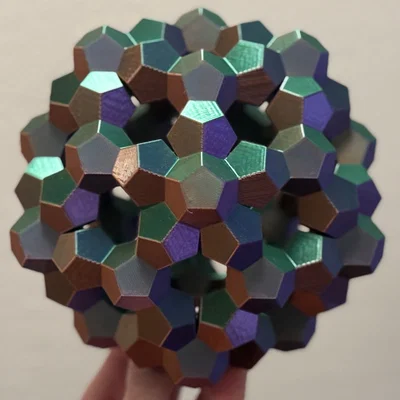 Quả cầu Dodecahedra Đối Xứng Phản Chiếu (Ball of Mirrored Dodecahedra)