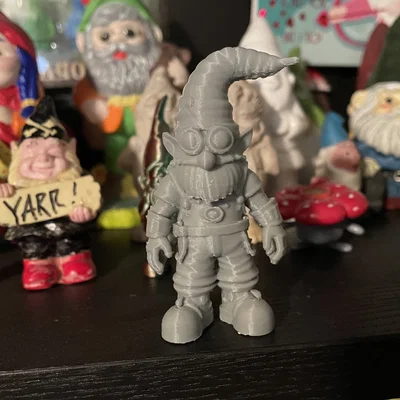 Garden Gnome Of The Future AI Rendered