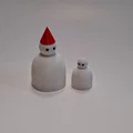 Người Tuyết Và Bé Con Dễ Thương (Snowman With Kid Cute) - Thumbnail 1