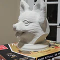 Mô hình tượng đầu chú chó (Doggie Bust) in 3D trang trí độc đáo - Thumbnail 1