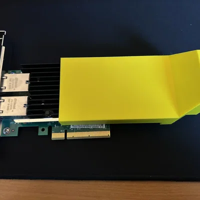 Ngàm gắn quạt 4010 cho card mạng Intel x561T 10GbE tản nhiệt hiệu quả