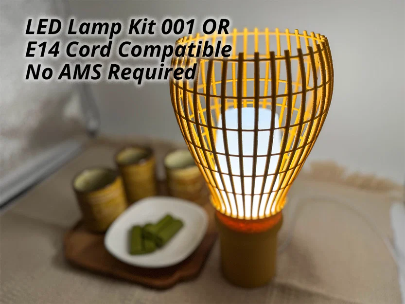 Đèn LED Chổi Đánh Matcha (Chasen) – Tương Thích Dây Đui E14 - Image 1