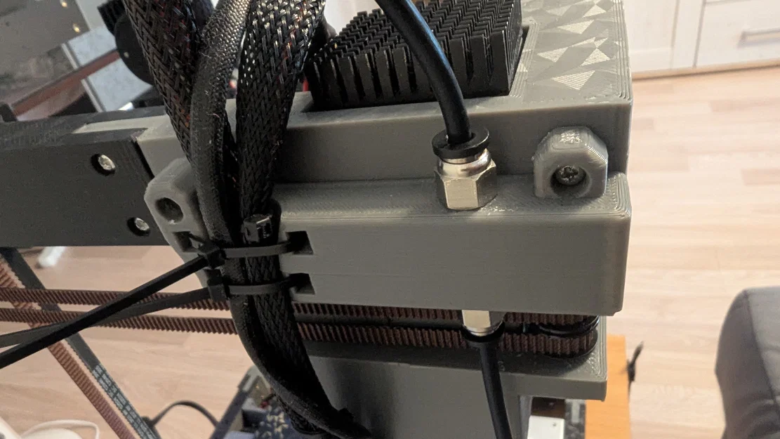 Bastion extended mods (BTT Octopus, MOSFET, relief cáp/PTFE, nắp PSU, RPi3, màn 5") - Image 6