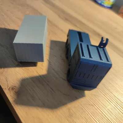 Mô hình xe tải chở container in 3D cực dễ - Print in place