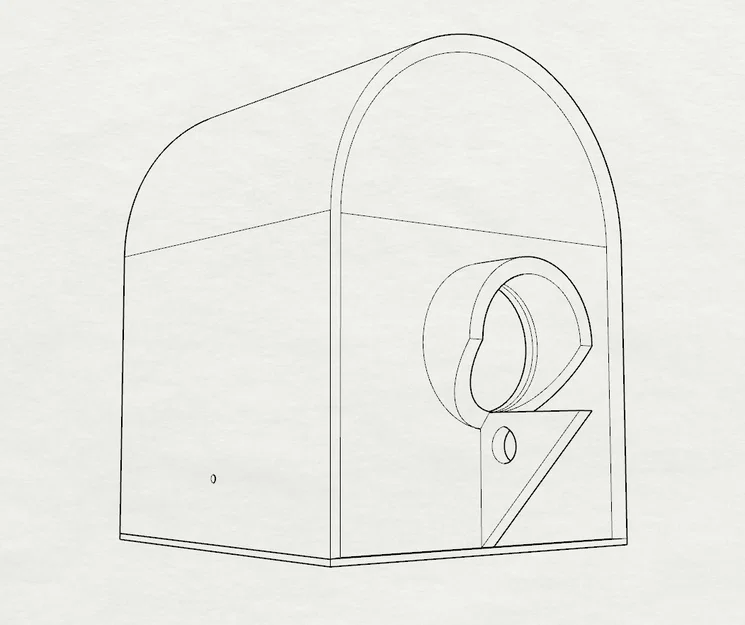 Birdhouse – Nhà chim đơn giản 2 mảnh (top & bottom) - Image 3
