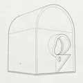 Birdhouse – Nhà chim đơn giản 2 mảnh (top & bottom) - Thumbnail 3