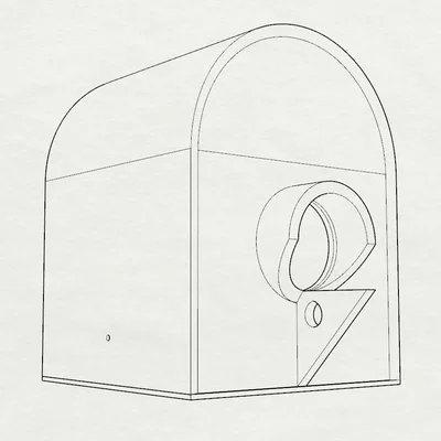Birdhouse – Nhà chim đơn giản 2 mảnh (top & bottom)