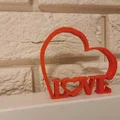 Mô hình trang trí trái tim LOVE - Quà tặng 3D ý nghĩa cho Valentine - Thumbnail 3