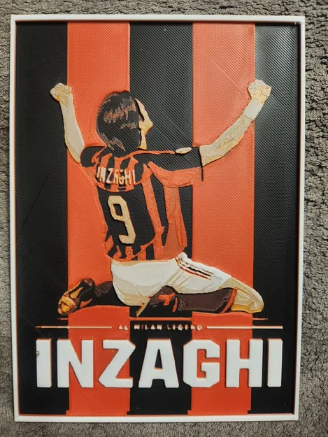 AC Milan - Pippo Inzaghi - HueForge - Image 1