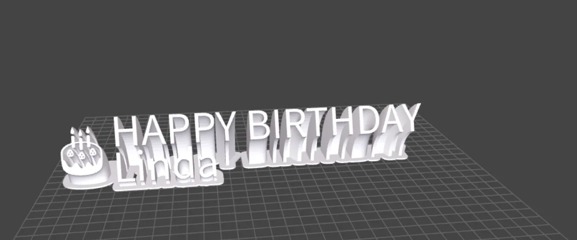 Phụ kiện in 3D trang trí bánh sinh nhật kèm tên cá nhân hóa - Image 7
