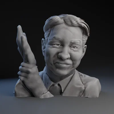 Mô hình 3D The Salesman (Người chào hàng) từ phim Squid Game