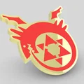Mẫu Huy Hiệu Ouroboros Fullmetal Alchemist In 3D Độc Đáo - Thumbnail 1