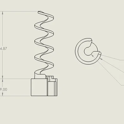 Phụ kiện in 3D dẫn hướng ống xà phòng (Soap Dispenser Hose Guide)