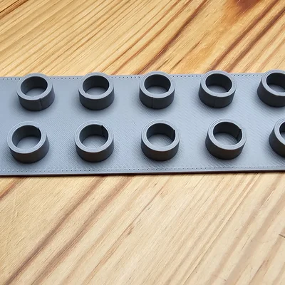 Tấm nắp che đáy gạch Lego Duplo 8x2 in 3D tiện dụng
