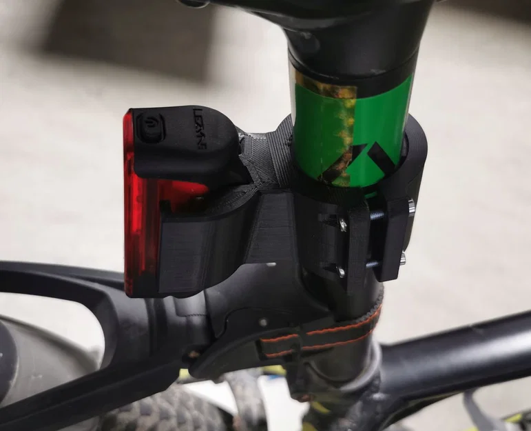 Ngàm/Bracket gắn Lezyne Strip Drive Rear 400+ (không dùng dây cao su) - Image 4