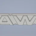 Biểu trưng logo JAWA 350 - Mô hình 3D trang trí xe máy cổ điển - Thumbnail 2