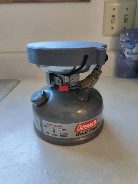 Nắp bảo vệ đầu đốt cho bếp Coleman 533 - Phụ kiện 3D hữu ích - Image 1