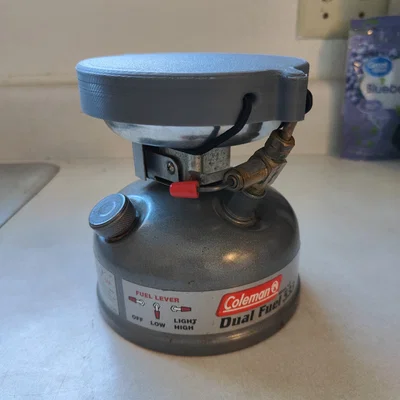 Nắp bảo vệ đầu đốt cho bếp Coleman 533 - Phụ kiện 3D hữu ích