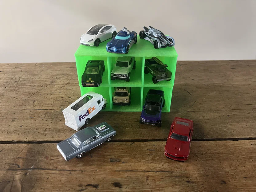 Kệ in 3D trưng bày xe mô hình Hotwheels và Matchbox cực gọn gàng - Image 1