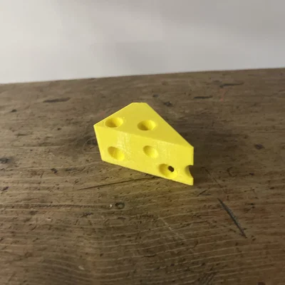 Mô hình miếng phô mai 3D xinh xắn - File in STL
