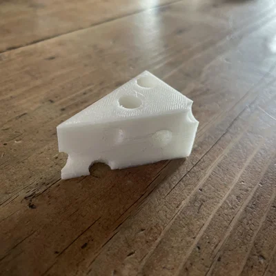 Mô hình miếng phô mai 3D xinh xắn - File in STL