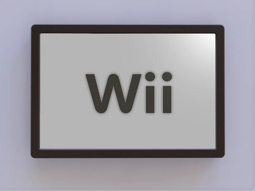 Tranh Treo Tường Logo Wii (Wii Logo Wall Art) - Image 1