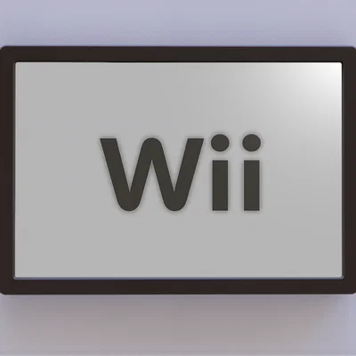Tranh Treo Tường Logo Wii (Wii Logo Wall Art)