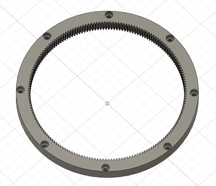 Bộ Bánh Răng Vòng Trong (Internal Teeth Spur Gear) Module 0.8 cho 3D Printing - Image 1