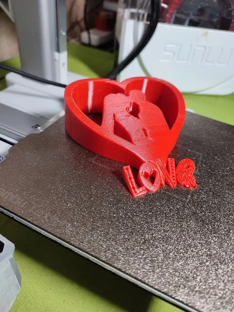 Mô hình trang trí tình yêu San Valentino - Love (File in 3D) - Image 2