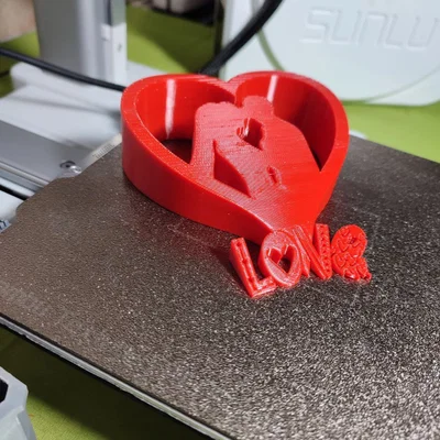 Mô hình trang trí tình yêu San Valentino - Love (File in 3D)